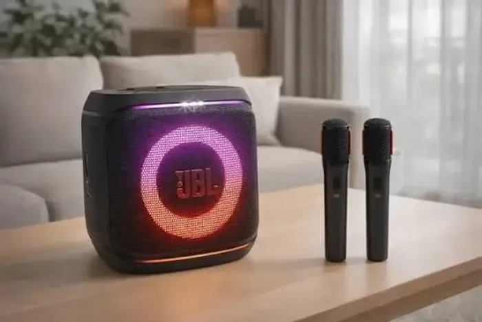 Caixa de som com microfone JBL Partybox Encore 2