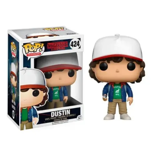 Funko Pop Stranger Things - Dustin com Bússola #424 Novo na Caixa