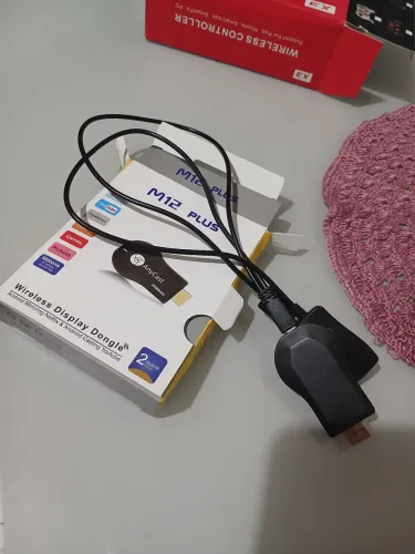 AnyCast M12 Plus aparelho para espelhar a tela do celular na TV sem fio!