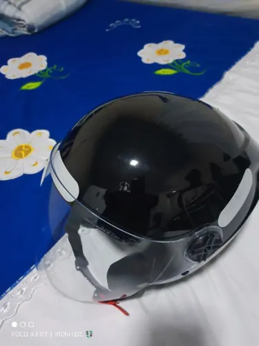 Capacete Spark Aberto Solid Black