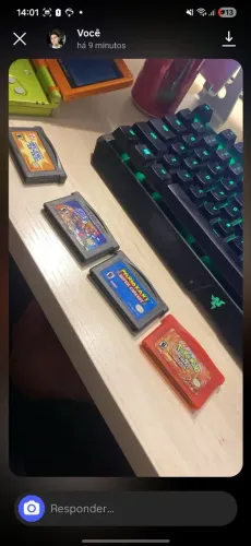 Pokemon FireRed + Gameboy Advance SP edição limitada +jogos