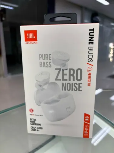 FONE DE OUVIDO BLUETOOTH JBL TUNE BUDS ZERO NOISE - BRANCO