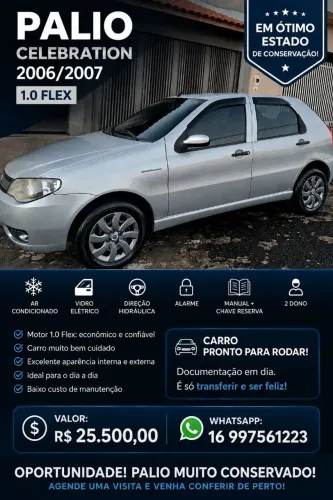 Fiat Palio Celebration 1.0 Fire Flex 8V 4P 2007