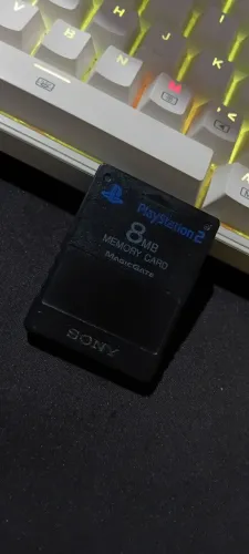 Memory card ps2 original, funcionando perfeitamente 
