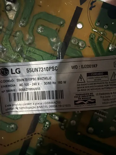 Placa fonte tv LG 55UN7310PSC