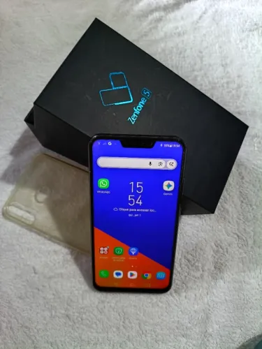 CELULAR ASUS 5 - CAIXA,NOTA FISCAL, CARREGADOR, PELICULA E CAPA COMPLETO