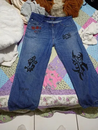 Calsa jeans customizada por mim