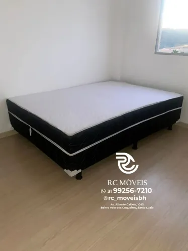 Cama box tamanho casal com Molas Ensacadas OrthoBox 1.38x1.88 Completa