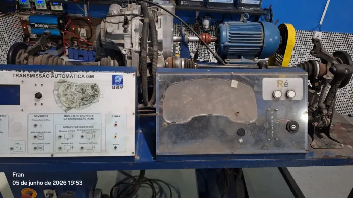 Bancada pra testes de câmbio automático