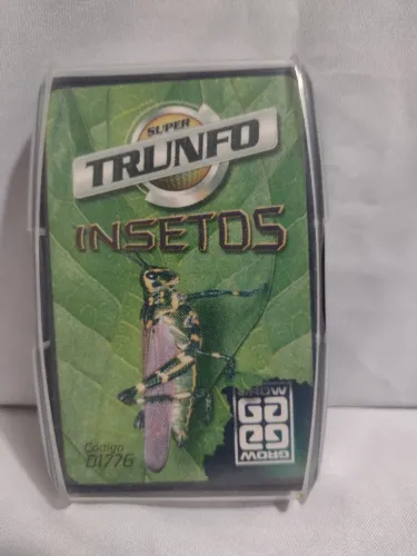 Super Trunfo Insetos Grow Original Raro Antigo Código 01776 Completo