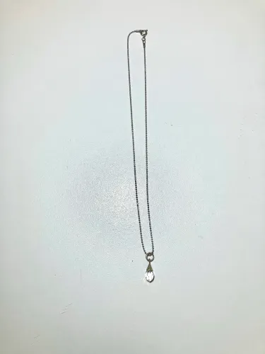 Corrente com pingente de gota bijuteria