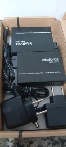 Conversor De Mídia - Monomodo 20km - KGSD 1120 A-B - INTELBRAS