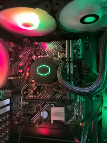 PLACA MÃE H510 + I7 10700K