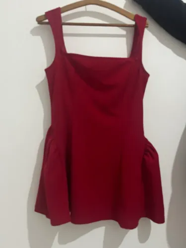 Vestido Vermelho Casual