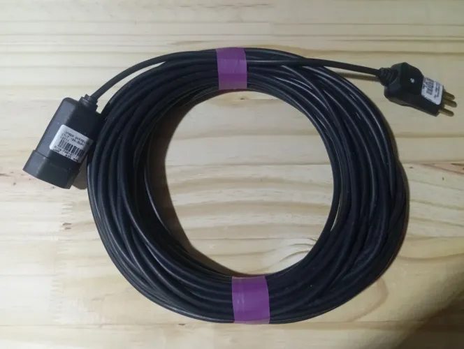 EXTENSÃO ELÉTRICA 20M CABO PP FIO 2X1 