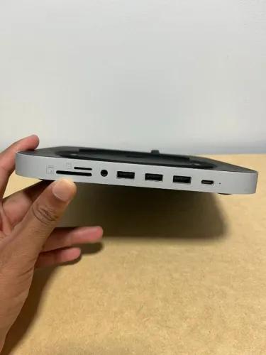 Hub Base Adaptador Usb-c Satechi 6 Portas P/ Apple Mac Mini