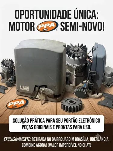 Motor de Portão PPA Original - USADO EM ÓTIMO ESTADO!