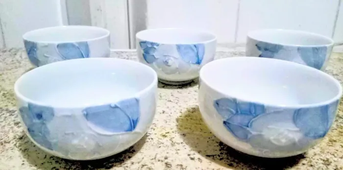Conjunto de Xícaras de Porcelana