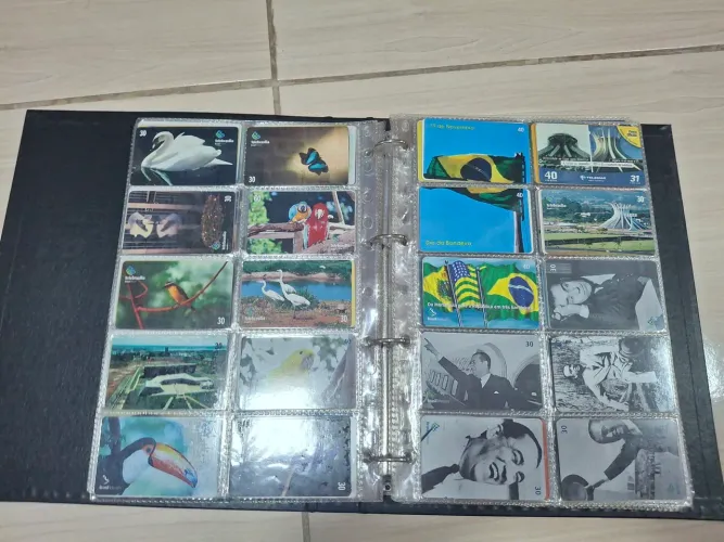 Álbum Com 527 Cartões Telefônicos!
