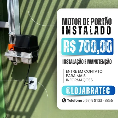 Motor para portão de elevação de 8 segundos (instalado)