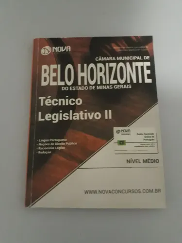 apostila usada concurso Câmara Municipal de BH Técnico Legislativo II