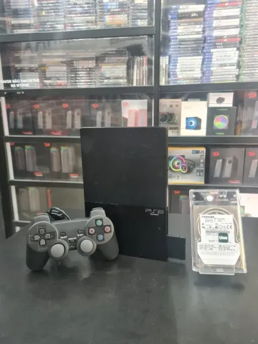 Console Playstation 2 Slim Desbloqueado