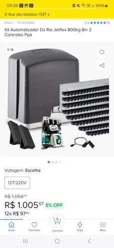 Motor para portão..520 reais