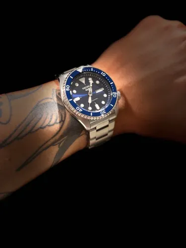 Relógio Seiko 5 Sports Azul Completo!