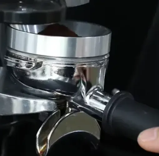Funil de dosagem de café expresso magnético de alumínio 53mm - anel dosador, funil