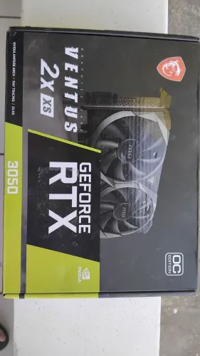 Caixa MSI RTX 3050 Nvidia (vazia)