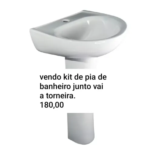 Kit de pia de banheiro