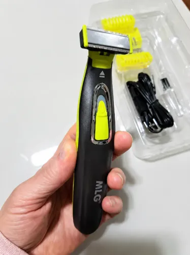 Barbeador Elétrico T-Blade MLG Recarregável - Aparador Corpo Inteiro