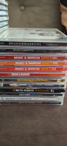 Coleção completa do Bruno e Marrone, raridades, todos originais.