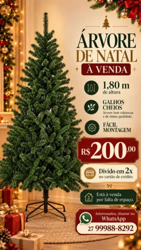 Árvore ? de Natal 1.80mts