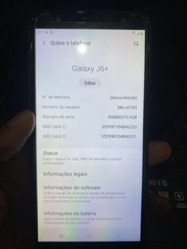 Celular barato _ J6+
