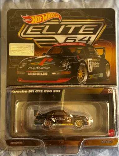 Hot Wheels Elite 64 Porsche 911 GT2 EVO 993 Playstation