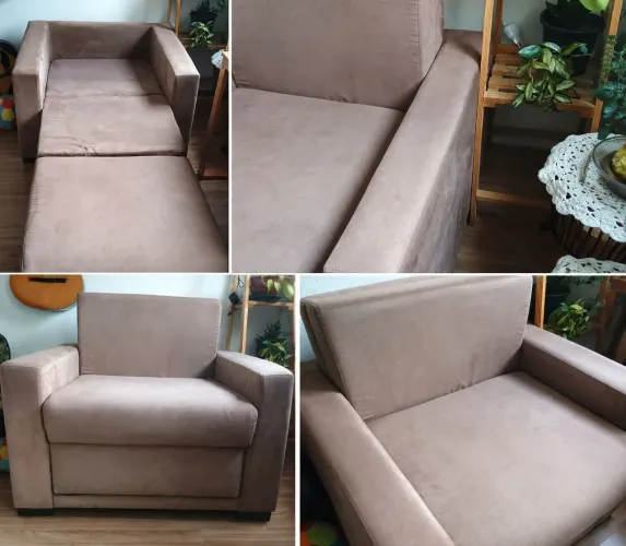 Poltrona cama retrátil muito confortável