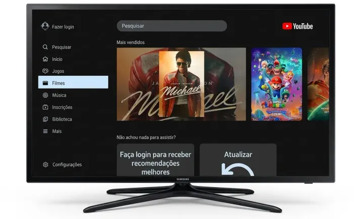 SMART TV SAMSUNG 40" FUL HD COM CONTROLE REMOTO