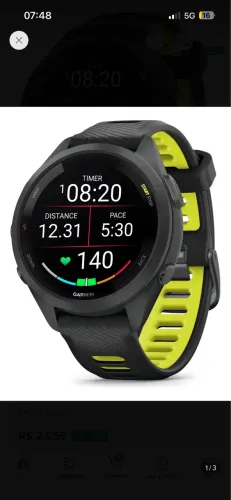 Relógio Garmin 265s
