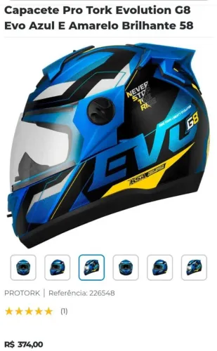 Capacete Pro Tork G8