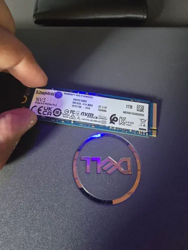 Ssd m2 Nvme Kingston 1 Tera barato! Troco apenas por Ddr5 notebook 16 gb ou maior 