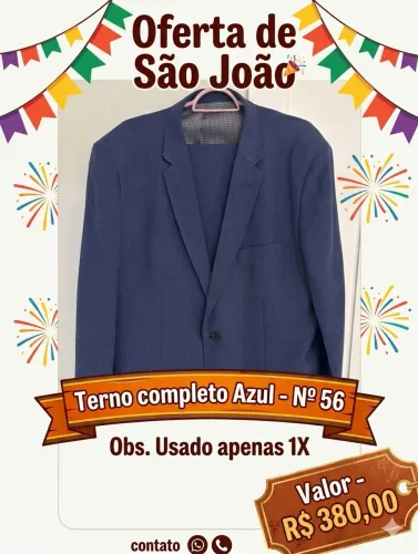 TERNO COMPLETO AZUL
