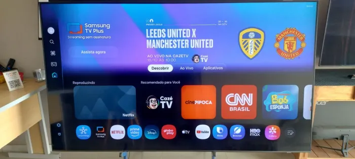 TV 85 SAMSUNG 4K CRYSTAL SMART SEMI NOVA