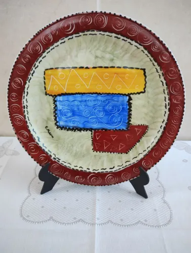Prato para decoração em porcelana Schmidt