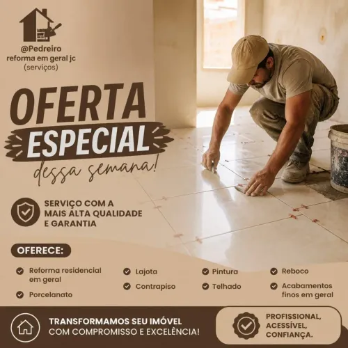 Pedreiro reforma em geral