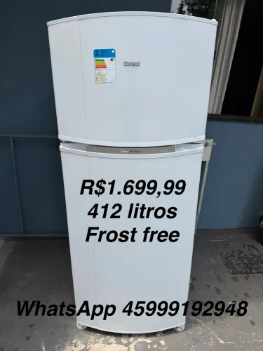 Geladeira duplex frost free consul 413 litros semi nova