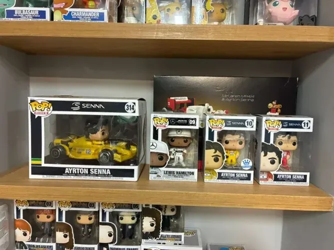 Funko Pop Formula 1 Senna e Hamilton
