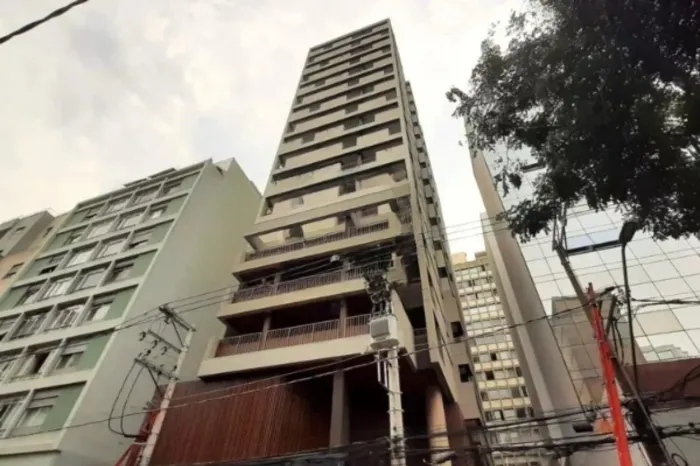 Studio 21m² no Condomínio PAMPLONA STUDIOS, para morar ou investir, próximo ao Metrô Trian