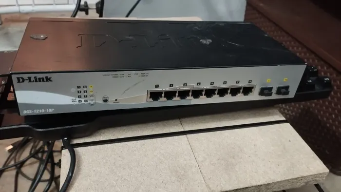 Switch Gerenciável D-Link DGS-1210-10P Gigabit PoE (Sem Fonte)