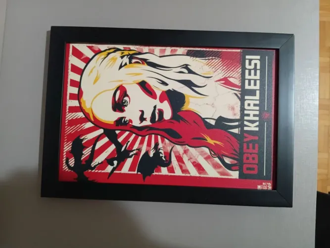 Quadro Game of Thrones - Obey Khaleesi